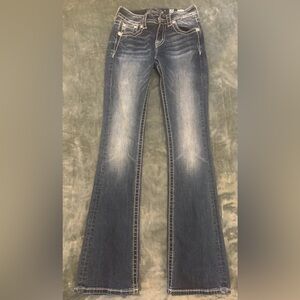 Miss Me Dark Blue Boot Cut Jeans